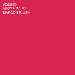 #D62550 - Maroon Flush Color Image